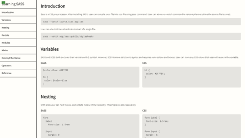 screenshot of a website